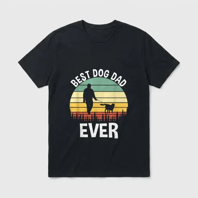 Hundebestitzer Hundepapa Best Dog T-Shirt – Klassisches T-Shirt in Schwarz