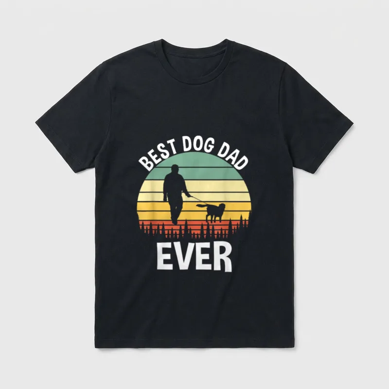 Hundebestitzer Hundepapa Best Dog T-Shirt – Klassisches T-Shirt in Schwarz