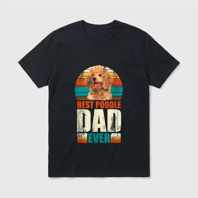 Hunde Papa Vatertag Hundebesitzer T-Shirt – Klassisches T-Shirt in Schwarz