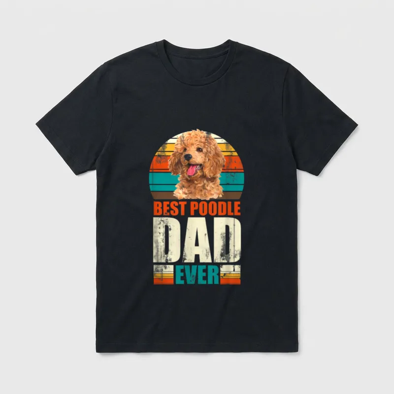 Hunde Papa Vatertag Hundebesitzer T-Shirt – Klassisches T-Shirt in Schwarz