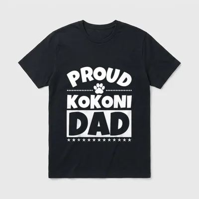 Kokoni Dog Dad Stolz T-Shirt – Klassisches T-Shirt in Schwarz