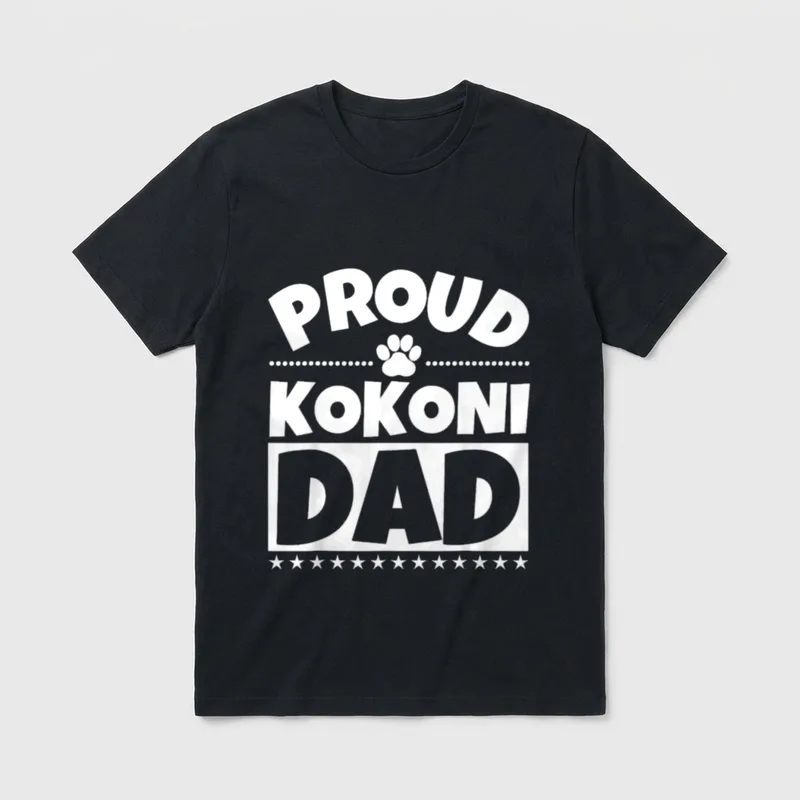 Kokoni Dog Dad Stolz T-Shirt – Klassisches T-Shirt in Schwarz