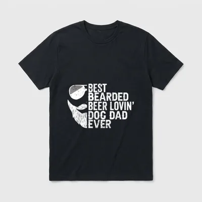 Vatertag I Bester Hundepapa T-Shirt – Klassisches T-Shirt in Schwarz