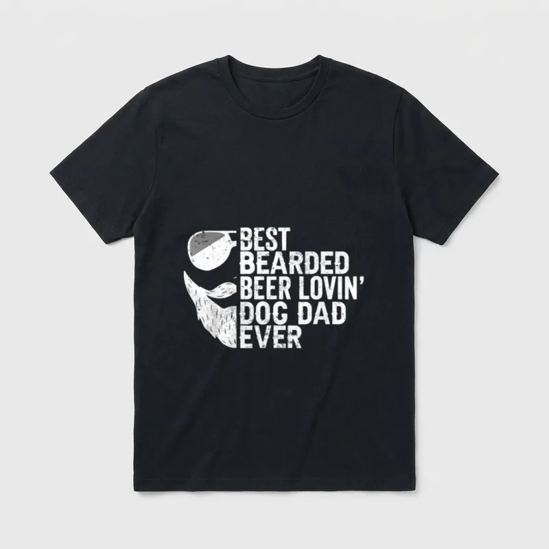 Vatertag I Bester Hundepapa T-Shirt – Klassisches T-Shirt in Schwarz