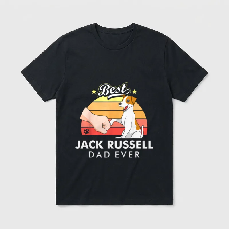 Best Jack Russell Terrier Dad T-Shirt – Klassisches T-Shirt in Schwarz