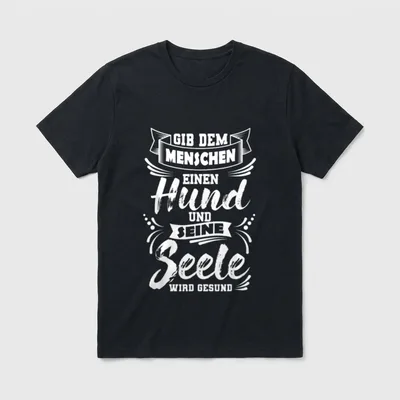 Hundespruch Hundebesitzer Hundetrainer T-Shirt – Klassisches T-Shirt in Schwarz