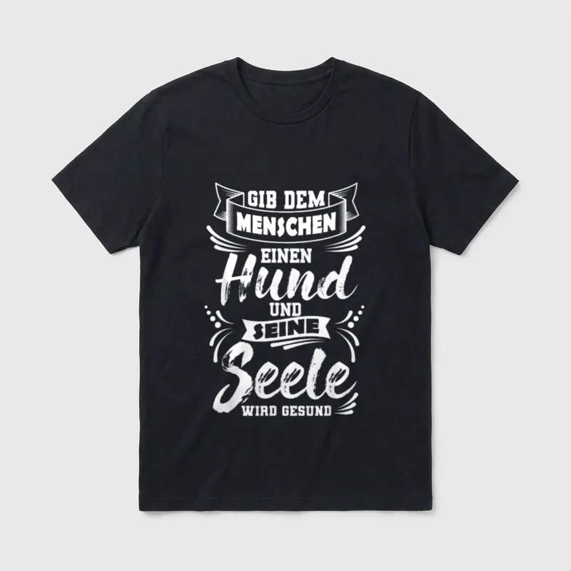 Hundespruch Hundebesitzer Hundetrainer T-Shirt – Klassisches T-Shirt in Schwarz