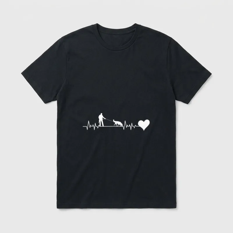 Mantrailing Hundesport Suchhund Fährtenhund T-Shirt – Klassisches T-Shirt in Schwarz
