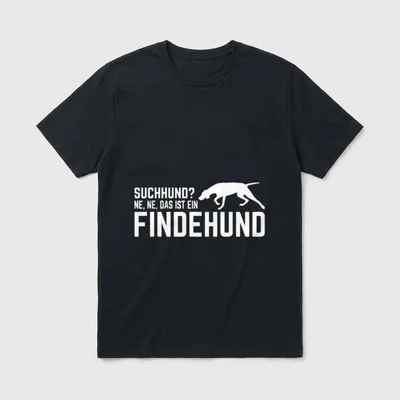 Suchhund Findehund Mantrailing Hund Hundeliebhaber T-Shirt – Klassisches T-Shirt in Schwarz
