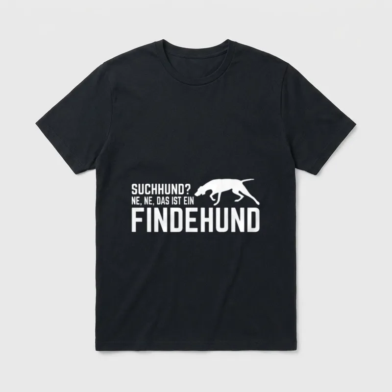 Suchhund Findehund Mantrailing Hund Hundeliebhaber T-Shirt – Klassisches T-Shirt in Schwarz