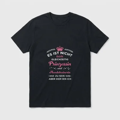 Hundetrainerin I Hundebesitzer Motiv T-Shirt – Klassisches T-Shirt in Schwarz
