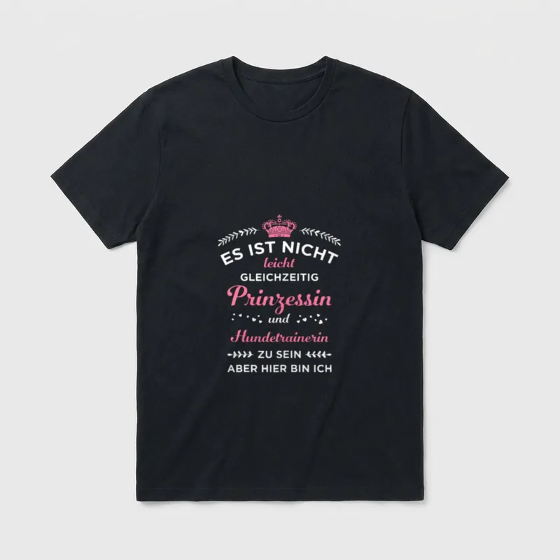 Hundetrainerin I Hundebesitzer Motiv T-Shirt – Klassisches T-Shirt in Schwarz