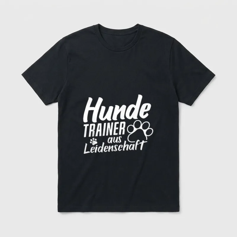 Hundetrainer Hundeschule Hund Hundeerziehung T-Shirt – Klassisches T-Shirt in Schwarz