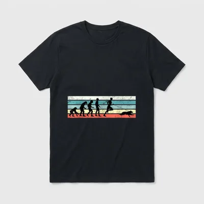 Running mit Hund Hundesport T-Shirt – Klassisches T-Shirt in Schwarz