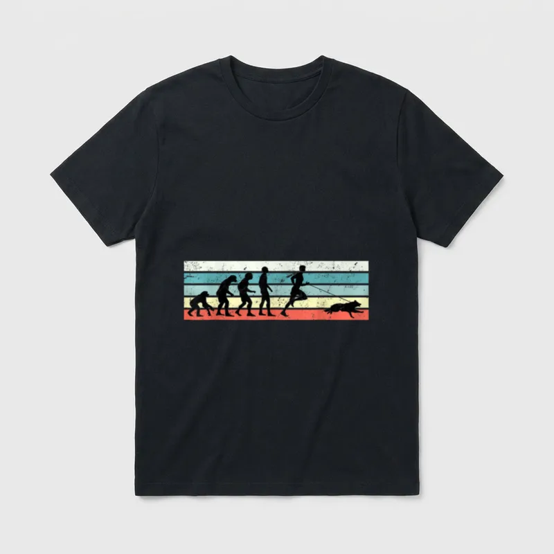 Running mit Hund Hundesport T-Shirt – Klassisches T-Shirt in Schwarz