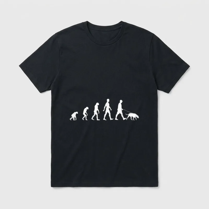 Suchhund Findehund Mantrailing Hund T-Shirt 0029 – Klassisches T-Shirt in Schwarz