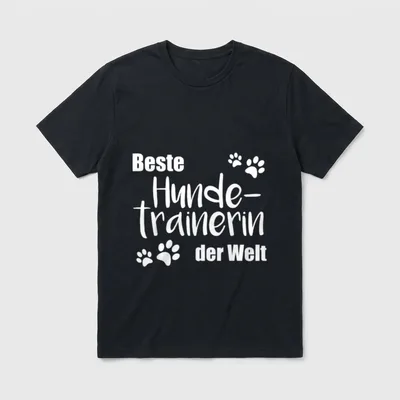 Beste Hundetrainerin Hunde Trainerin T-Shirt – Klassisches T-Shirt in Schwarz
