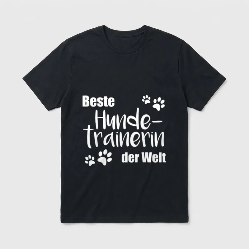 Beste Hundetrainerin Hunde Trainerin T-Shirt – Klassisches T-Shirt in Schwarz