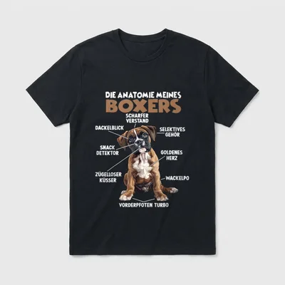 Hund Deutscher Boxer T Hundesport & Training T-Shirt – Klassisches T-Shirt in Schwarz
