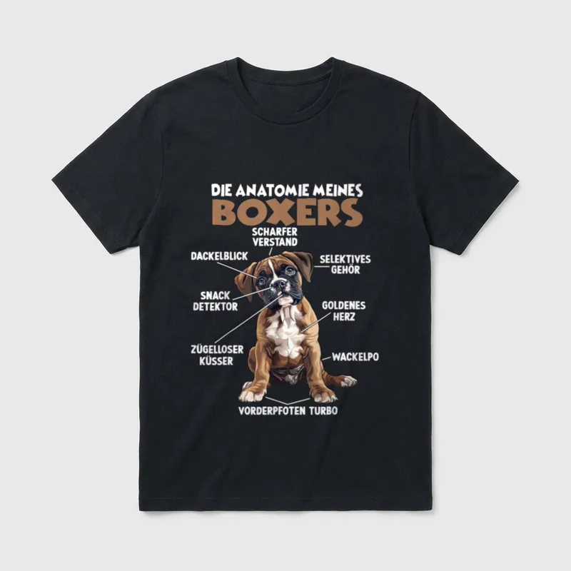 Hund Deutscher Boxer T Hundesport & Training T-Shirt – Klassisches T-Shirt in Schwarz