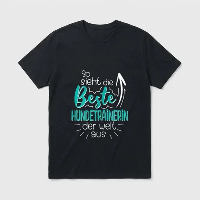 So Sieht Die Beste T-Shirt – Klassisches T-Shirt in Schwarz