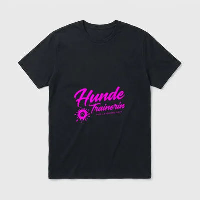Hundetrainerin aus Leidenschaft Hunde T-Shirt – Klassisches T-Shirt in Schwarz