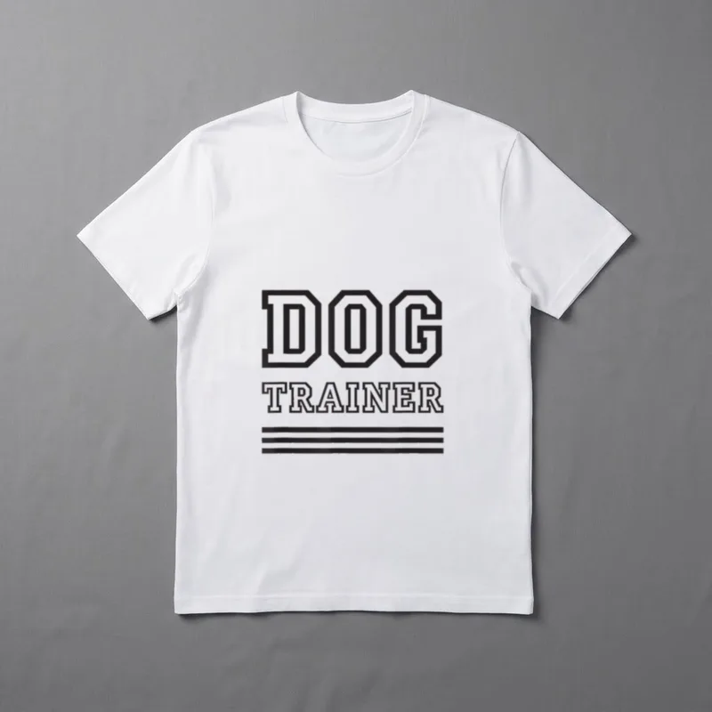 DOG TRAINER Hundetrainer T-Shirt – Klassisches T-Shirt in Schwarz