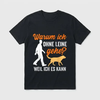 Hund Hundetrainer Hundeschule Gassi T-Shirt – Klassisches T-Shirt in Schwarz