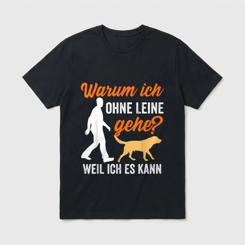 Hund Hundetrainer Hundeschule Gassi T-Shirt – Klassisches T-Shirt in Schwarz