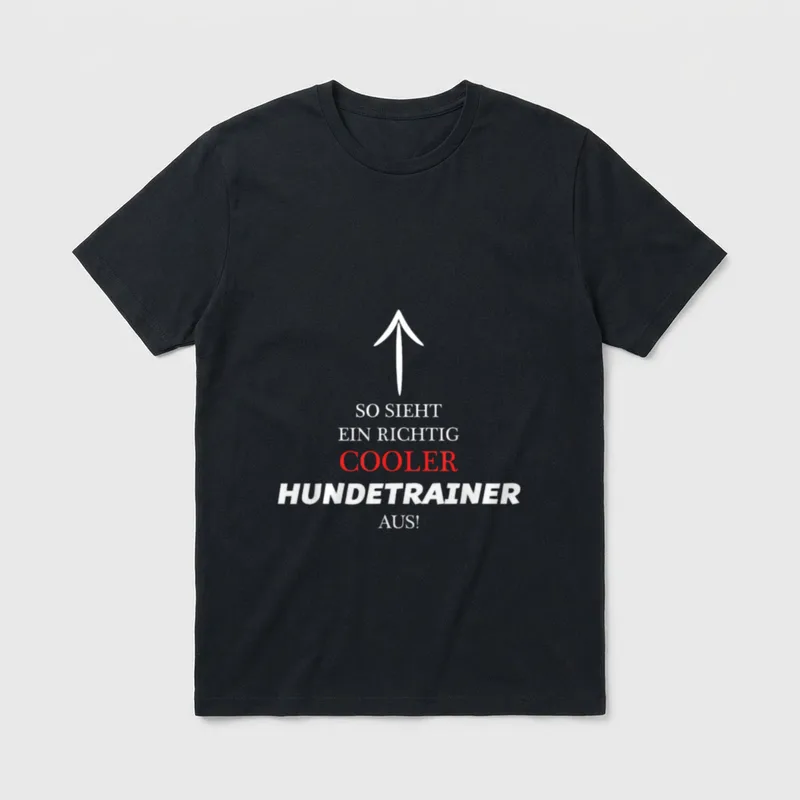 So Sieht Ein Richtig T-Shirt – Klassisches T-Shirt in Schwarz
