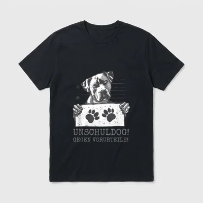 Kampfhunde Hundeschule Listenhunde Rasseliste T-Shirt – Klassisches T-Shirt in Schwarz