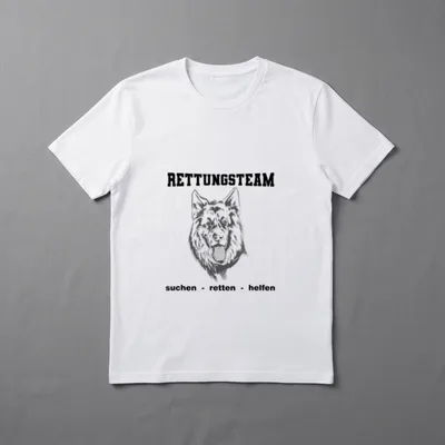 Hundeschule Wachhund Rettungshund Dog T-Shirt – Klassisches T-Shirt in Schwarz