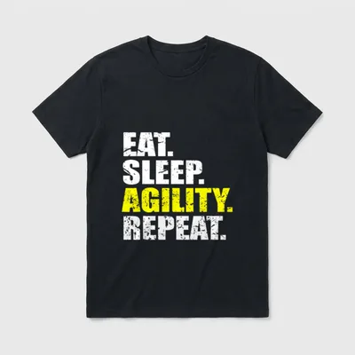 Agility Hunde Training Hundeschule T-Shirt – Klassisches T-Shirt in Schwarz