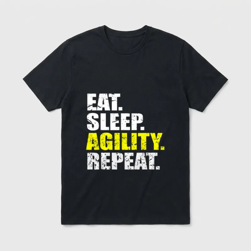 Agility Hunde Training Hundeschule T-Shirt – Klassisches T-Shirt in Schwarz