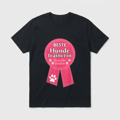 Beste Hundetrainerin Hunde Trainerin Hundelehrer T-Shirt – Klassisches T-Shirt in Schwarz