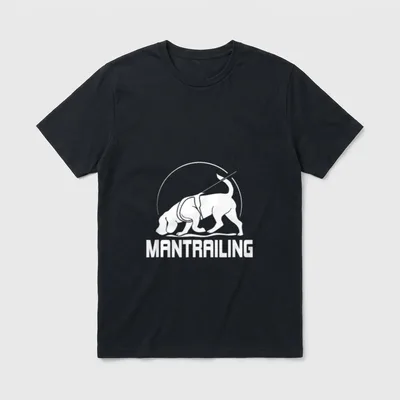 Mantrailing Hundesport Hundetraining Nasenarbeit T-Shirt – Klassisches T-Shirt in Schwarz