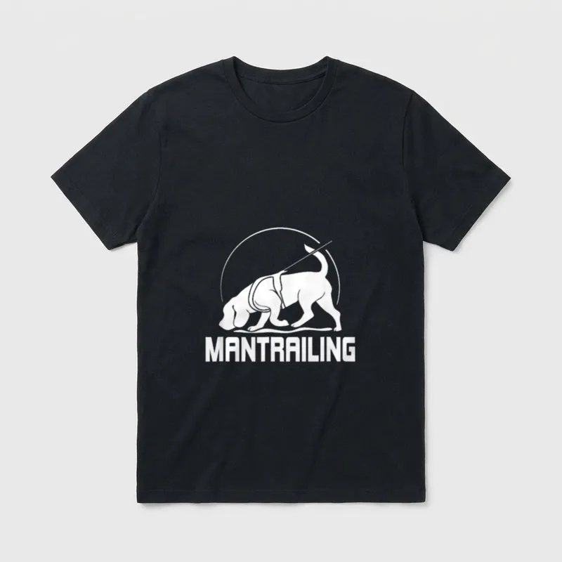 Mantrailing Hundesport Hundetraining Nasenarbeit T-Shirt – Klassisches T-Shirt in Schwarz