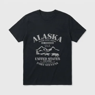Alaska Husky Schlittenhunde T-Shirt – Klassisches T-Shirt in Schwarz