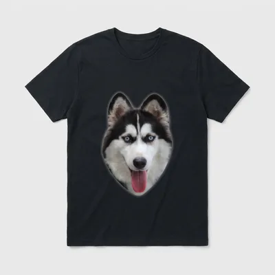 Sibirischer Husky Siberian Husky T-Shirt – Klassisches T-Shirt in Schwarz