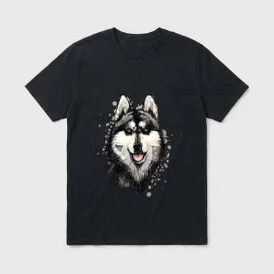 Husky Hund Hundeliebe Hundebesitzer T-Shirt – Klassisches T-Shirt in Schwarz
