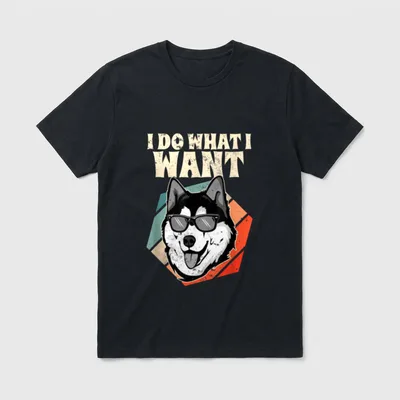 Ich mache was ich T-Shirt – Klassisches T-Shirt in Schwarz