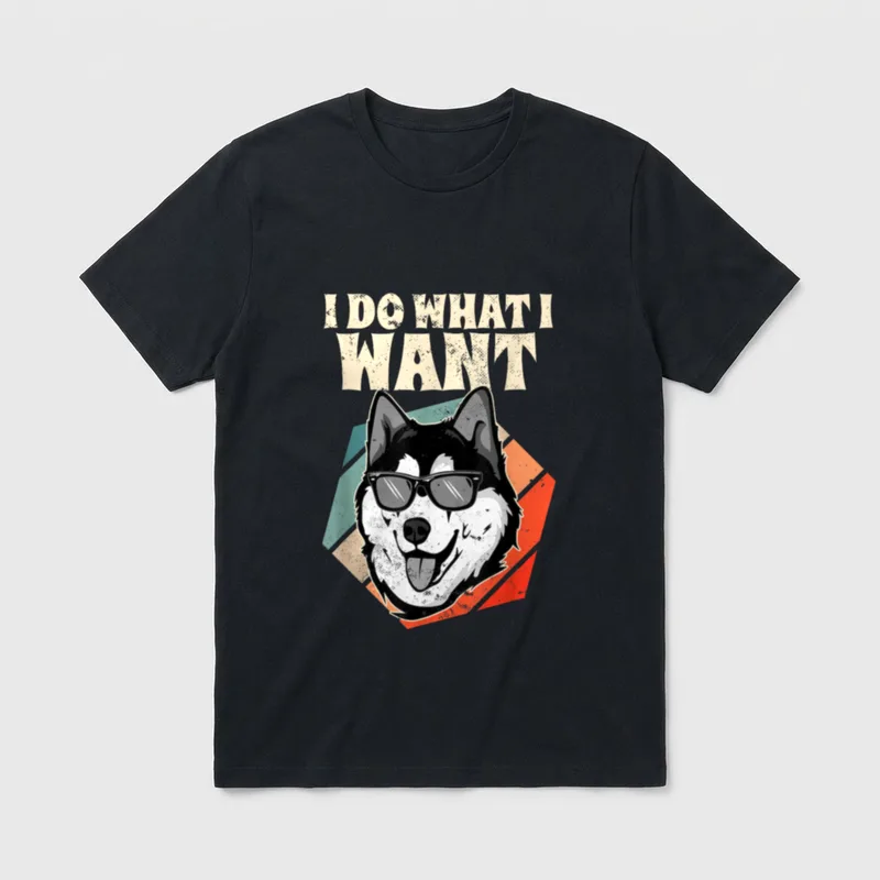 Ich mache was ich T-Shirt – Klassisches T-Shirt in Schwarz