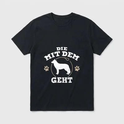 Die mit dem Siberian T-Shirt – Klassisches T-Shirt in Schwarz