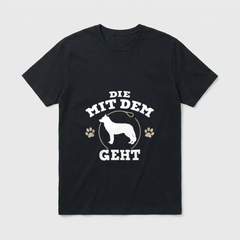 Die mit dem Siberian T-Shirt – Klassisches T-Shirt in Schwarz