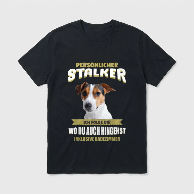 Jack Russell Terrier Jack Russell Terrier Hund T-Shirt – Klassisches T-Shirt in Schwarz
