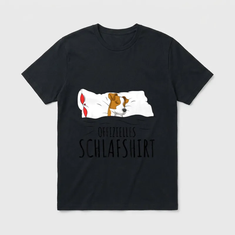 Offizielles Schlafshirt Schlafanzug Jack T-Shirt – Klassisches T-Shirt in Schwarz