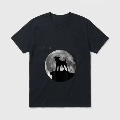 Parson Russell Terrier Hunde T-Shirt – Klassisches T-Shirt in Schwarz