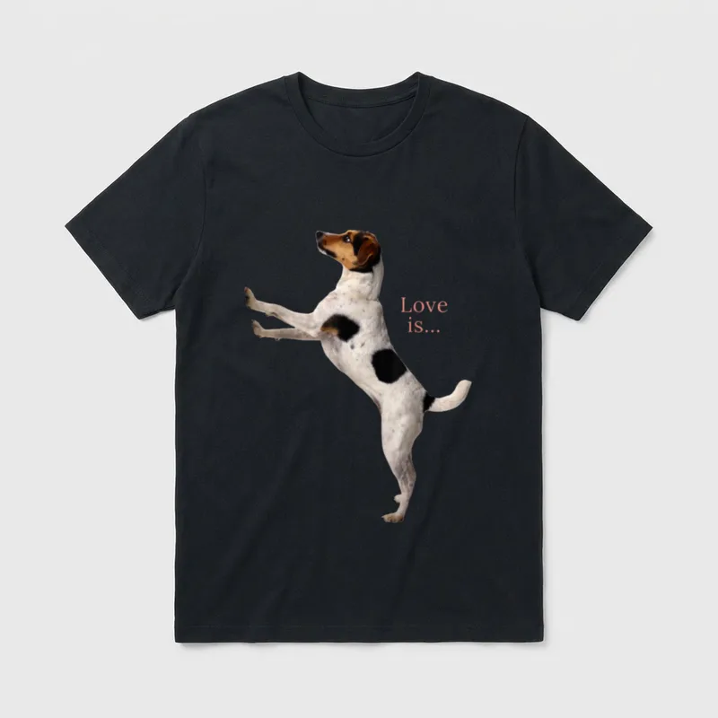 Jack Russell Terrier Mama T-Shirt – Klassisches T-Shirt in Schwarz