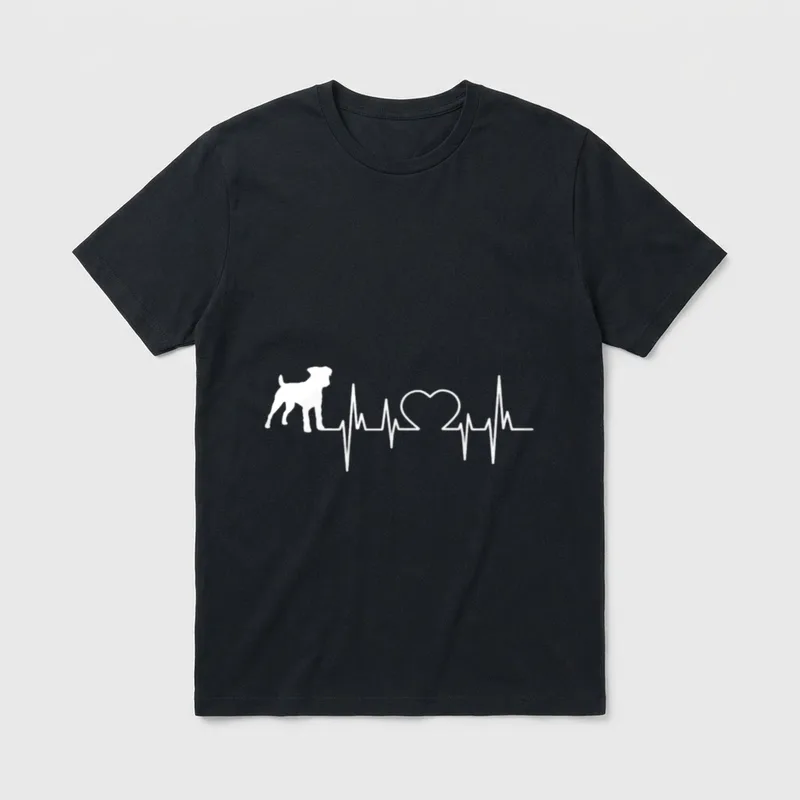 Parson Russell Terrier T-Shirt – Klassisches T-Shirt in Schwarz
