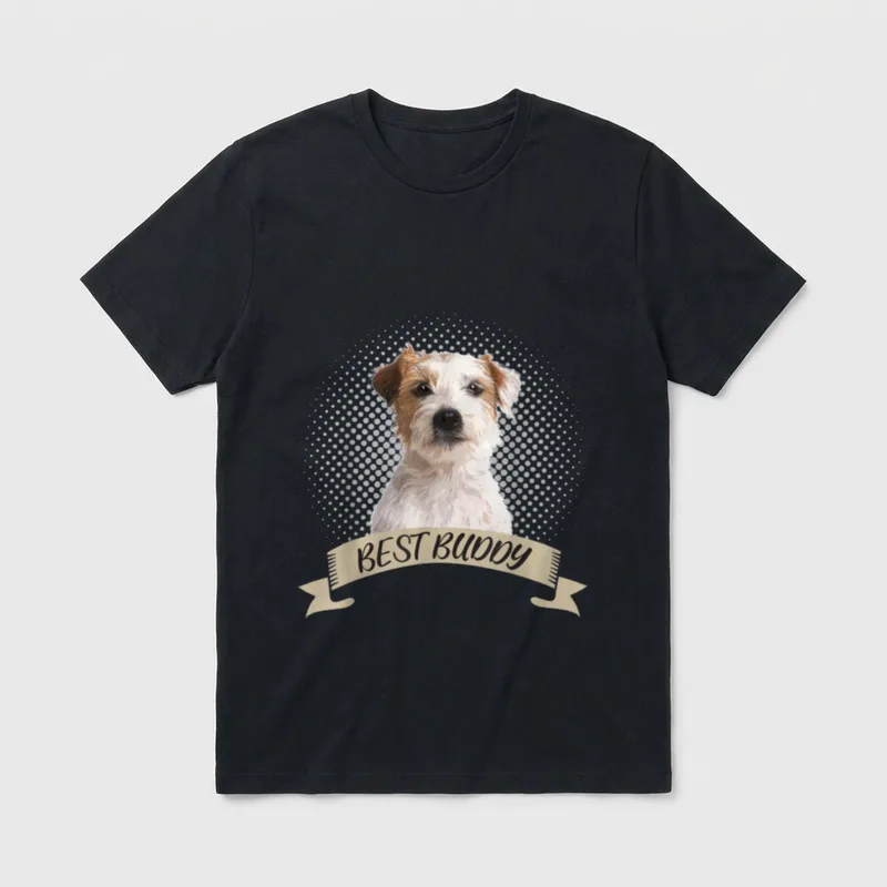 Parson Russell Terrier Best T-Shirt – Klassisches T-Shirt in Schwarz